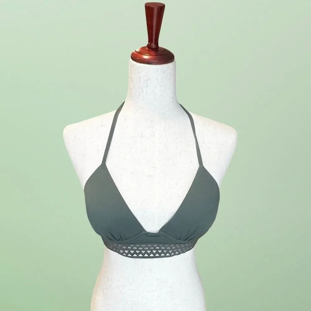 Shade & Shore Bikini Top Padded & Underwire Green 34B